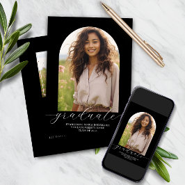 Arca de Fotos do Convite de Graduação 2 - Preto