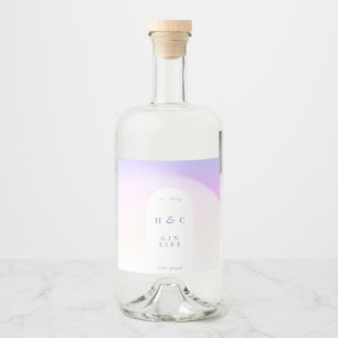 Arca de Gin Moderna com Mist Roxo de Gradação de