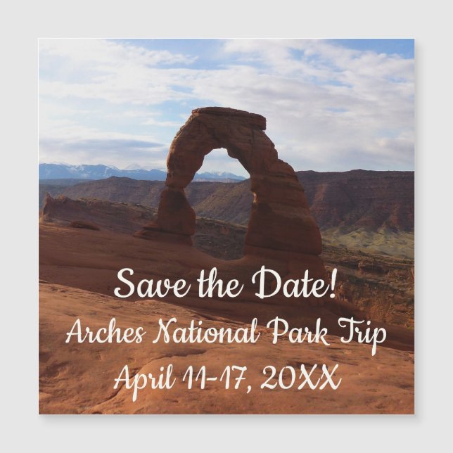 Arca Delicada I no Parque Nacional Arches (Frente)