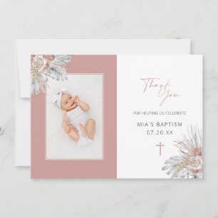 Arca Floral Boho do Cartões de agradecimentos Bati