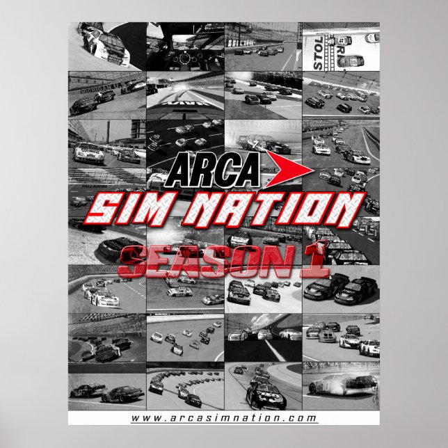 Arca Sim Nation Season 1 Collage Poster (Frente)
