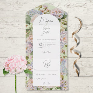 Arca Verde Russo Pastel Hydrangeas Sage Sem Janto