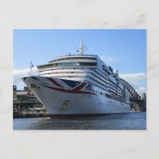 Arcadia encaixada no cartão postal circular