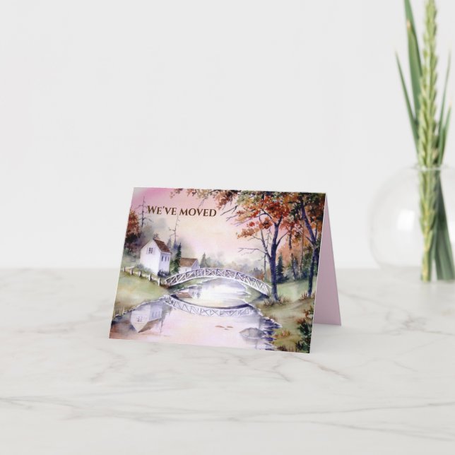 Arch Bridge New Home Nós Mudamos O Anúncio (Frente)