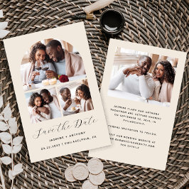 Arch do Orçamento - Colagem de 4 Fotos Beige Salva