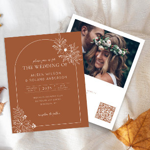 Arch Floral Terracotta Foto Boho Casamento