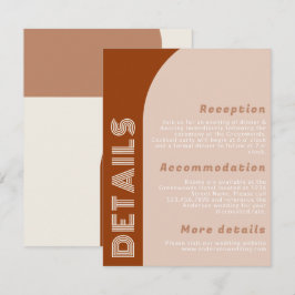 Arch Moderno Retro Terracotta Casamento