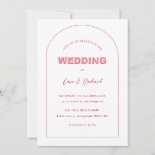 Arch Tipo de Negrito Moderno Texto Convite de Casa