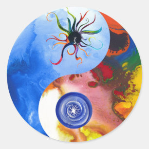 Archangel Luci & Archangel Michael Yin yan adesivo