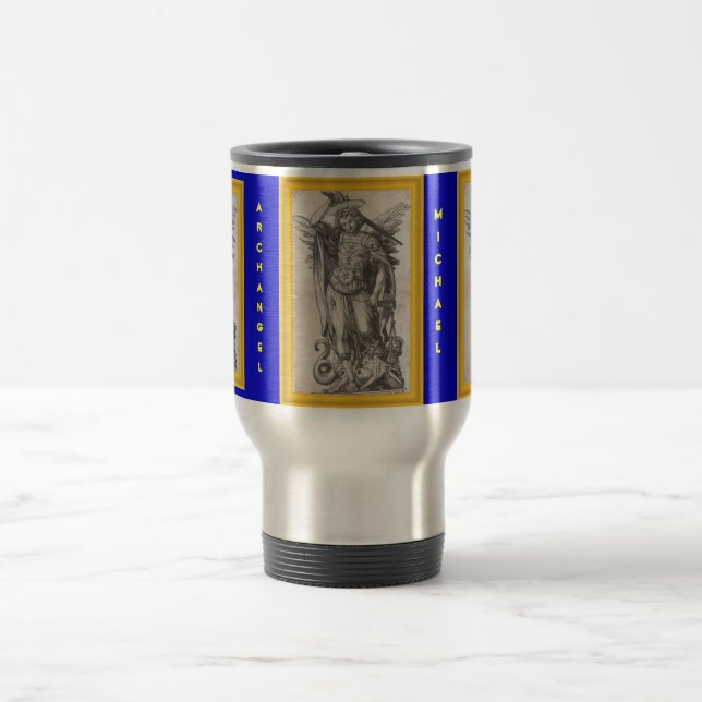 Archangel Michael caneca de viagem (Centro)
