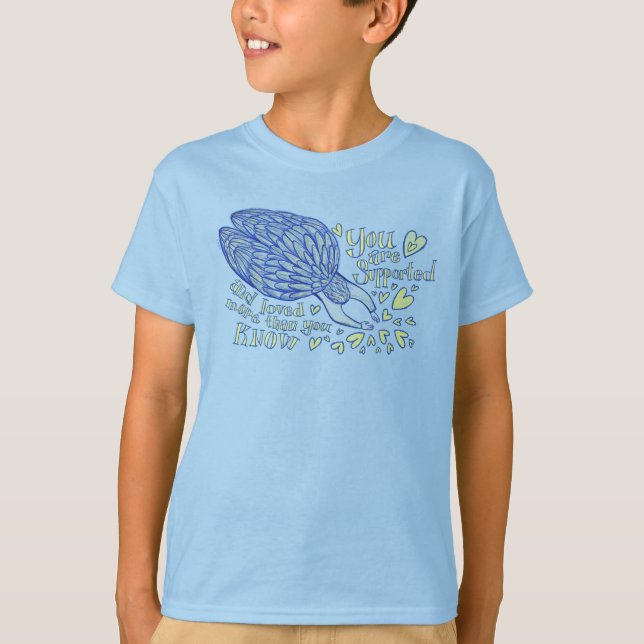 Archangel Michael Love & Support Custom T-Shirt (Frente)