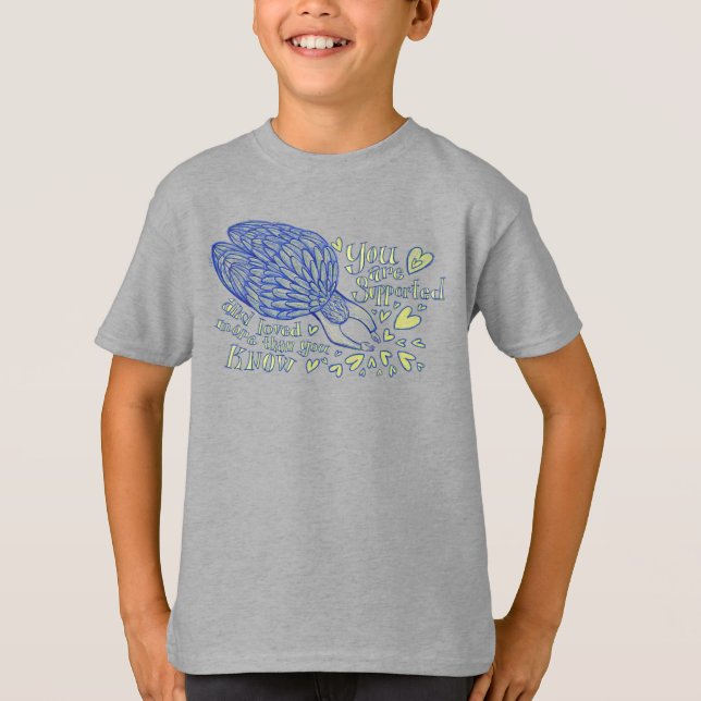 Archangel Michael Love & Support Custom T-Shirt (Frente)