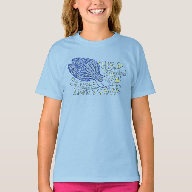 Archangel Michael Love & Support Custom T-Shirt (Frente)