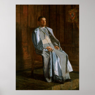 Archbisho Falconio - Thomas Eakins Poster de Belas