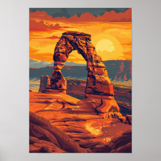 Arches National Park Art Impressão