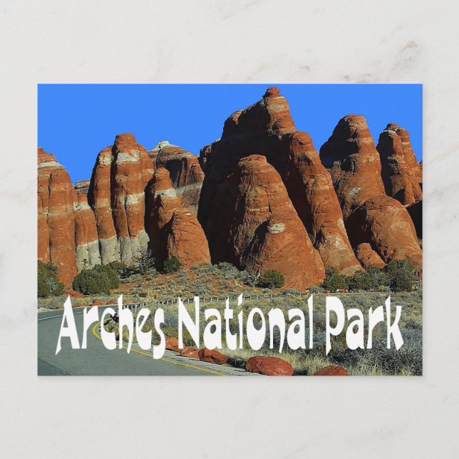 Arches National Park, Cartão postal de Utah (Frente)