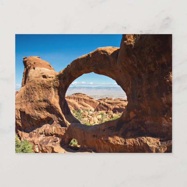 Arches National Park - Cartão postal Double O Arch (Frente)