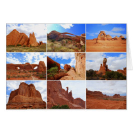 Arches National Park, Utah, Cartão de Colagem