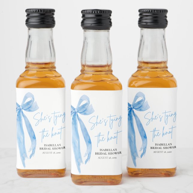 Arco Azul Dusty Ela é Chá de panela Casando (Garrafas)