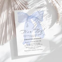 Arco Azul É um Convite para Chás de fraldas