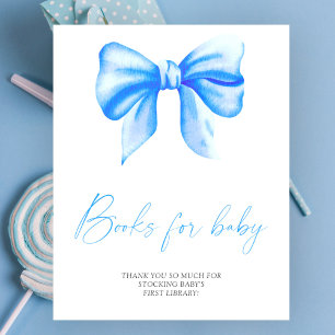 Arco azul - livros para poster de bebê