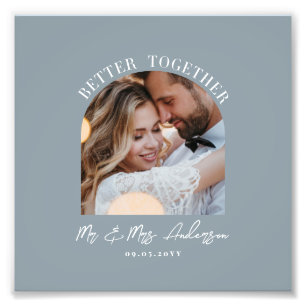 Arco azul poeirento foto presente decoração de cas