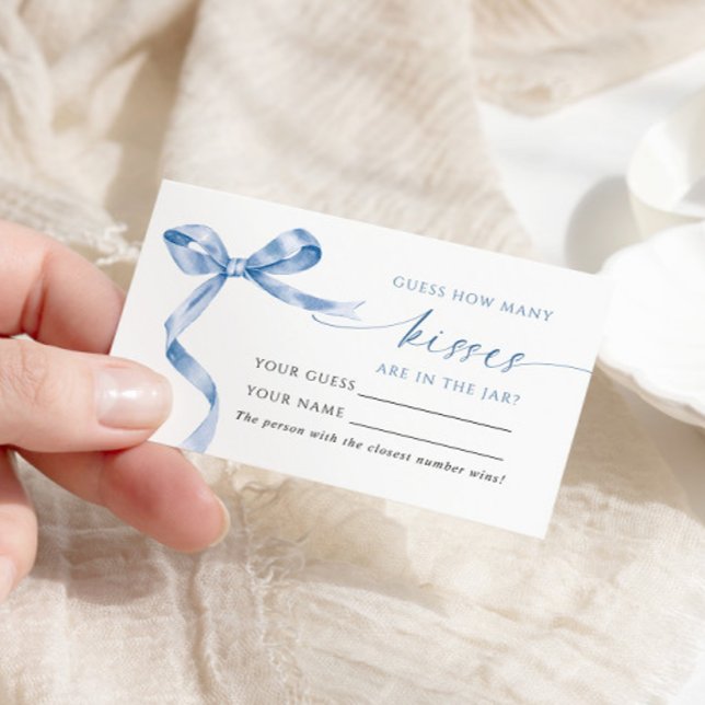 Arco Azul Quantos Kisses Cartão de Chá (Criador carregado)