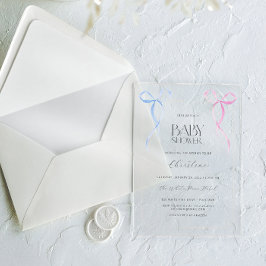 Arco azul rosa  Sexo Chá de fraldas neutro