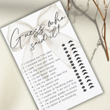 Arco Branco Moderno Adivinha Quem Disse Isso Jogo 