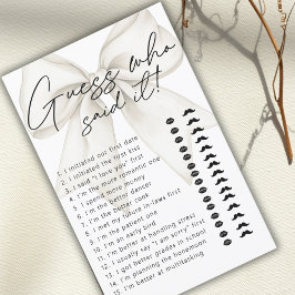 Arco Branco Moderno Adivinha Quem Disse Isso Jogo 