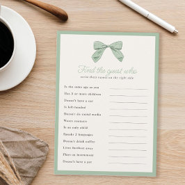 Arco Classic Sage Encontre o Cartão de Jogo de Chá