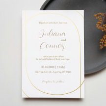 Arco de Casamento Branco Minimalista Moderno Doura