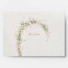 arco de casamento romântico de jardim florido de c