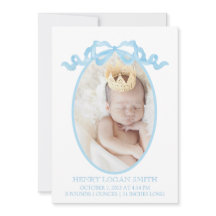 Arco de Fita Azul Aquarela Gingham Baby Boy
