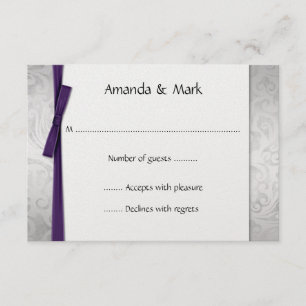 Arco de Fita RSVP de de Fita Roxo com Densidade P