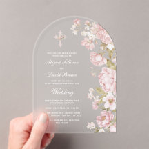 Arco de Flores Rosadas Casamento