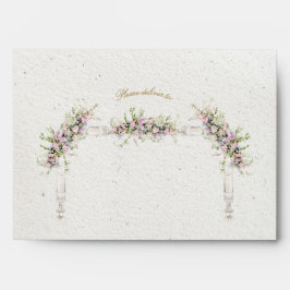 arco de jardim floral romântico para casamento em 