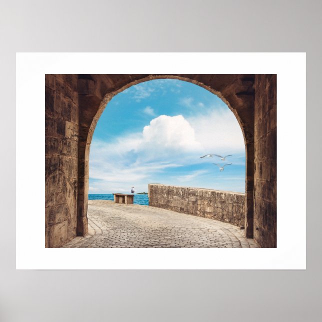Arco de Pedra poster (Frente)