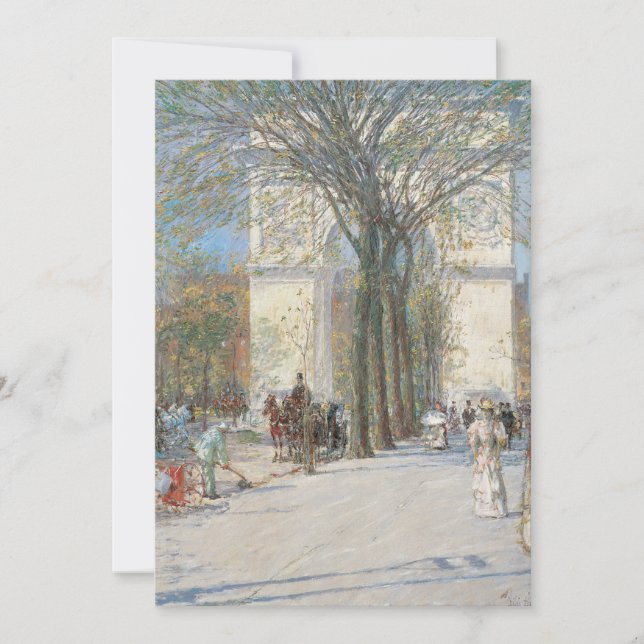 Arco de Washington, Primavera por Frederick Childe (Frente)