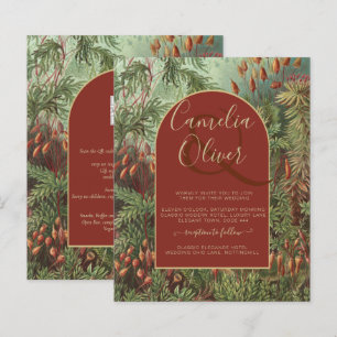 Arco Floral Botânico Vintage em Terracota para CAS