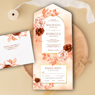 Arco Floral Rústico Terroso Boho Terracota Casamen