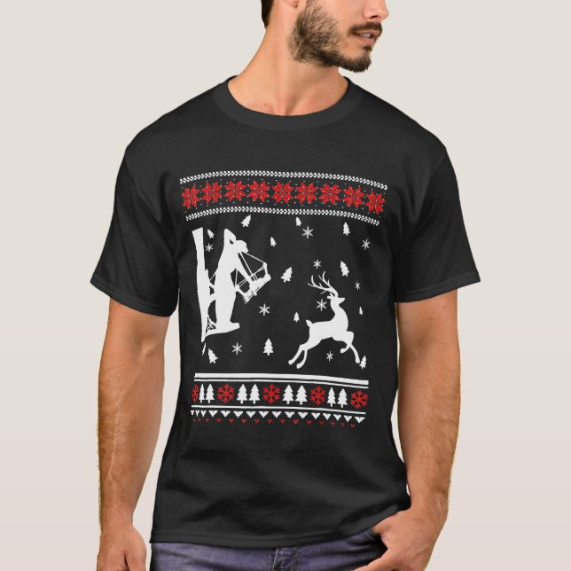 Arco Hunter Feio de Natal Arqueiro do Suéter de Bo (Frente)