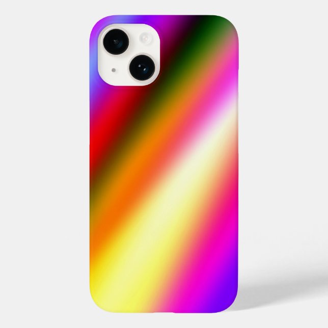 Arco-íris abstrato pastel cor-de-rosa-azul ombre (Verso)