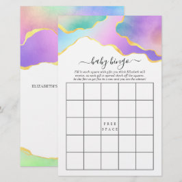 Arco-Íris Agate Chá de panela Pedra Bingo