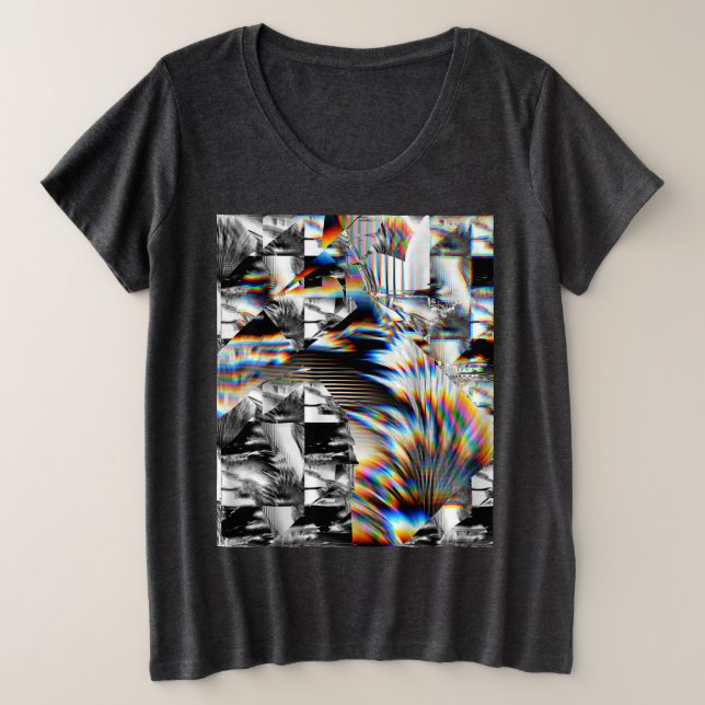Arco-Íris Assault Mais T-Shirt Tamanho (Frente do Design)