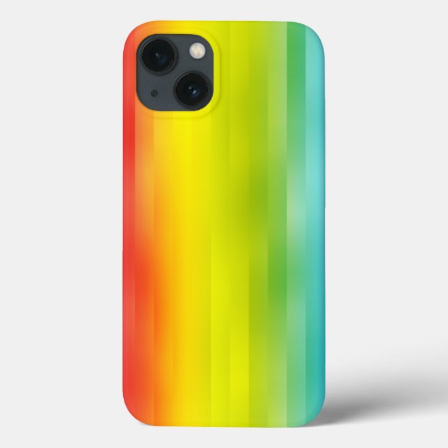 Arco-Íris Colorido Stripes iPad Air Case (Verso)