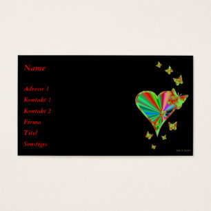 Arco-Íris Coração e Borboleta