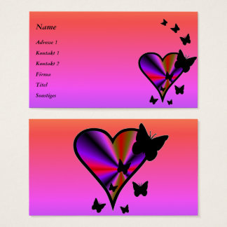 Arco-Íris Coração e Borboleta