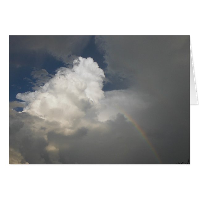 Arco-Íris da Esperança - Bênçãos e Cartão de Fé (Frente horizontal)