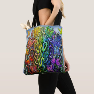Arco-íris de Faeries Tote Bag